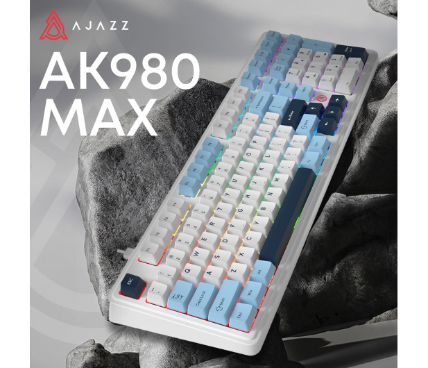 Ajazz AK980 Magnetic Switch biała - 1536375 - zdjęcie 5